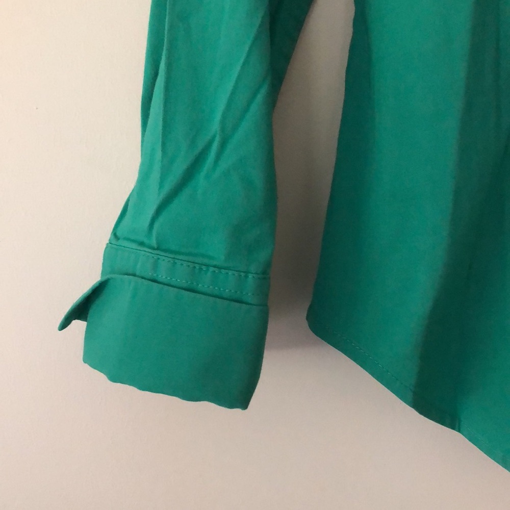 Express Design Studio Button Down Top - Mint - image 3